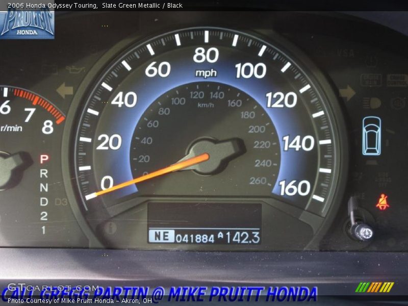 Slate Green Metallic / Black 2006 Honda Odyssey Touring