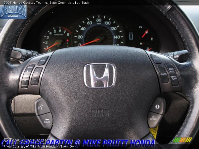 Slate Green Metallic / Black 2006 Honda Odyssey Touring