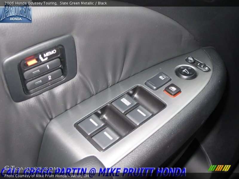 Slate Green Metallic / Black 2006 Honda Odyssey Touring