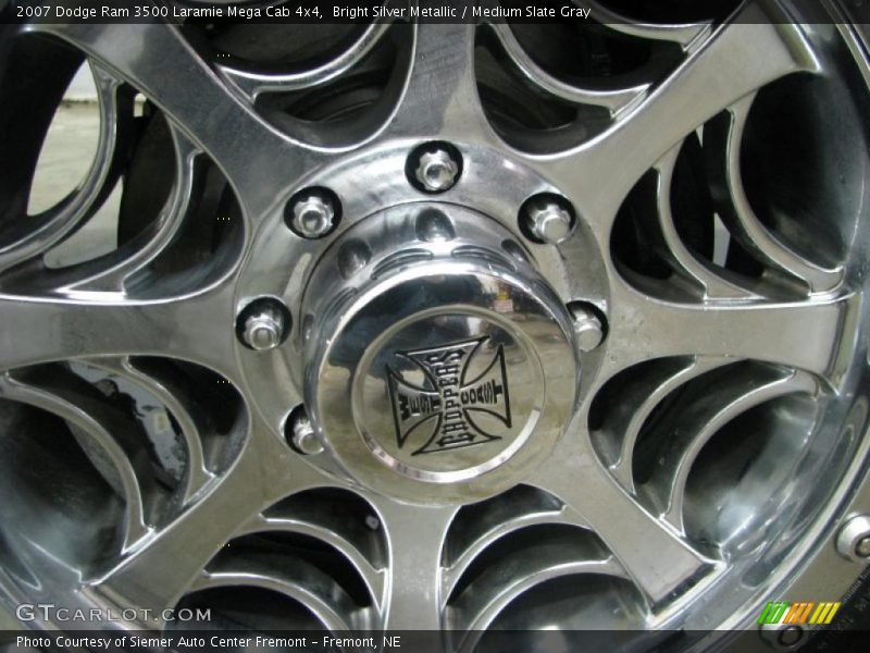 Bright Silver Metallic / Medium Slate Gray 2007 Dodge Ram 3500 Laramie Mega Cab 4x4