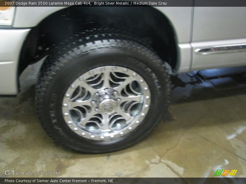 Bright Silver Metallic / Medium Slate Gray 2007 Dodge Ram 3500 Laramie Mega Cab 4x4