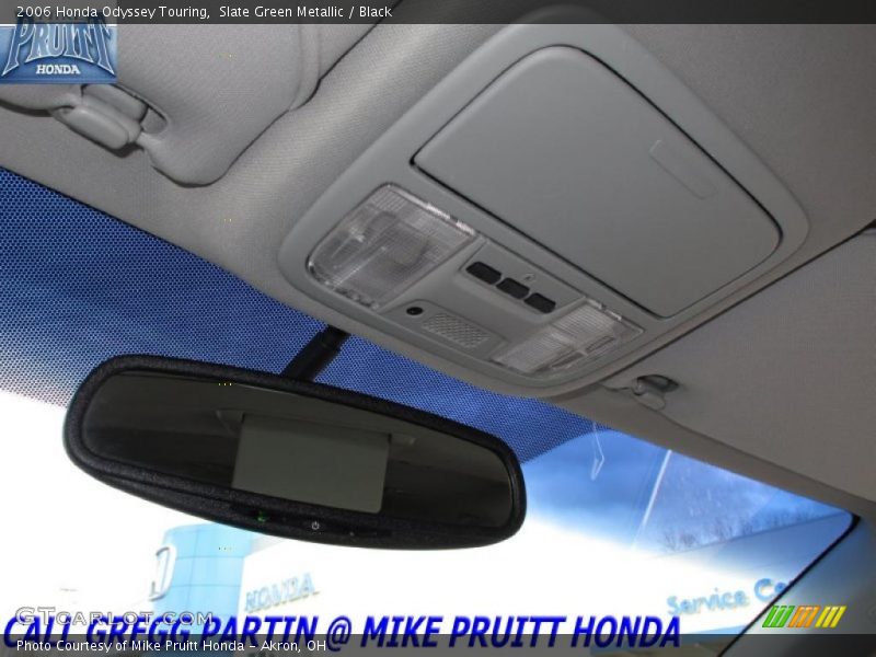 Slate Green Metallic / Black 2006 Honda Odyssey Touring