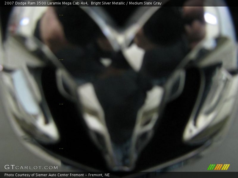 Bright Silver Metallic / Medium Slate Gray 2007 Dodge Ram 3500 Laramie Mega Cab 4x4