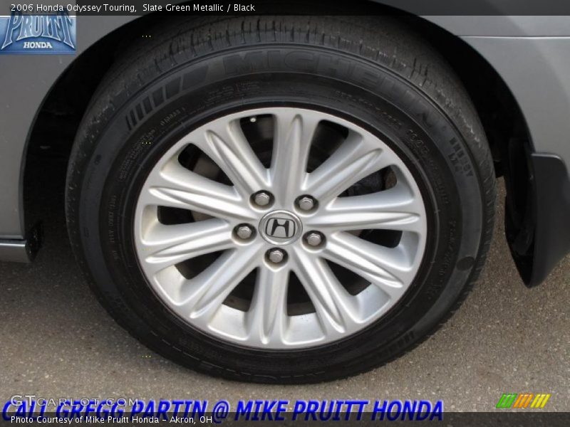 Slate Green Metallic / Black 2006 Honda Odyssey Touring