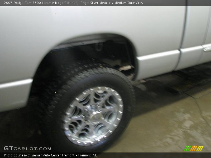 Bright Silver Metallic / Medium Slate Gray 2007 Dodge Ram 3500 Laramie Mega Cab 4x4