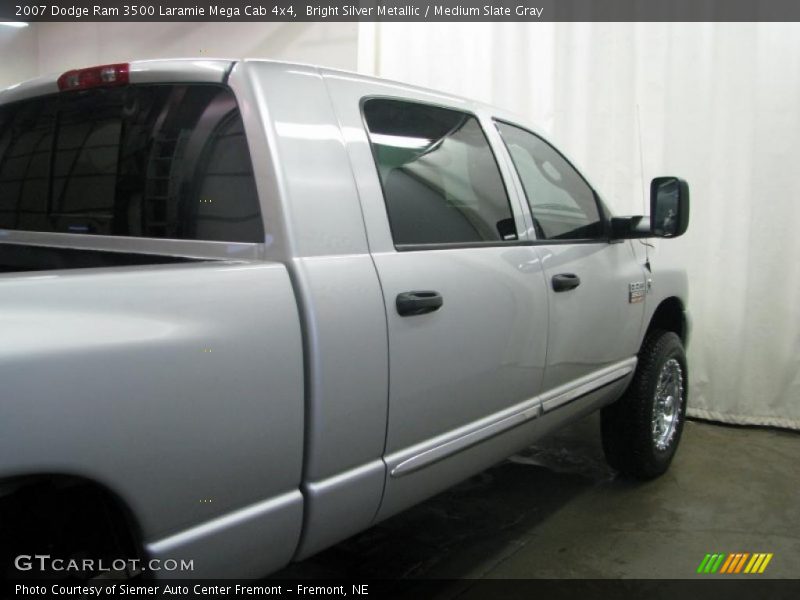 Bright Silver Metallic / Medium Slate Gray 2007 Dodge Ram 3500 Laramie Mega Cab 4x4