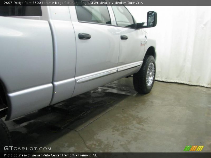 Bright Silver Metallic / Medium Slate Gray 2007 Dodge Ram 3500 Laramie Mega Cab 4x4