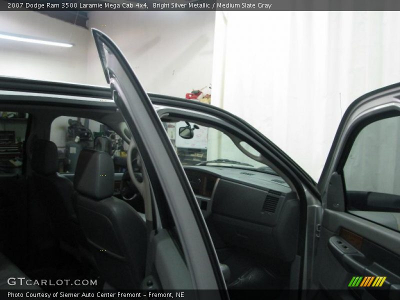 Bright Silver Metallic / Medium Slate Gray 2007 Dodge Ram 3500 Laramie Mega Cab 4x4