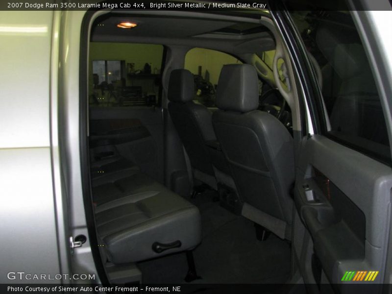 Bright Silver Metallic / Medium Slate Gray 2007 Dodge Ram 3500 Laramie Mega Cab 4x4