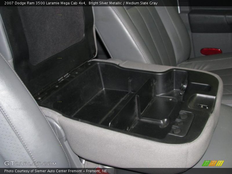 Bright Silver Metallic / Medium Slate Gray 2007 Dodge Ram 3500 Laramie Mega Cab 4x4