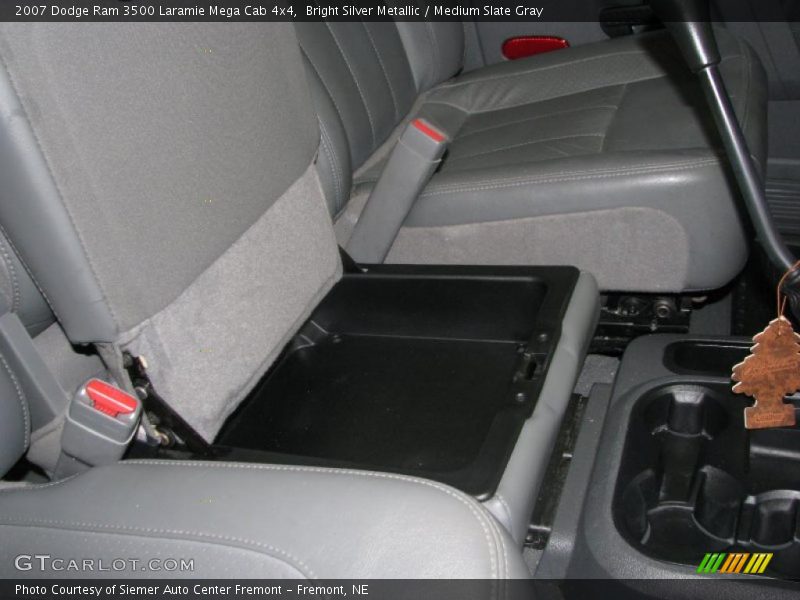 Bright Silver Metallic / Medium Slate Gray 2007 Dodge Ram 3500 Laramie Mega Cab 4x4