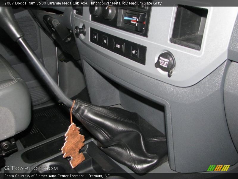 Bright Silver Metallic / Medium Slate Gray 2007 Dodge Ram 3500 Laramie Mega Cab 4x4