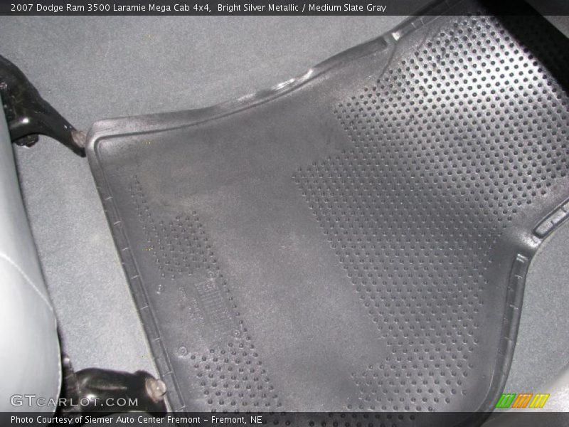 Bright Silver Metallic / Medium Slate Gray 2007 Dodge Ram 3500 Laramie Mega Cab 4x4