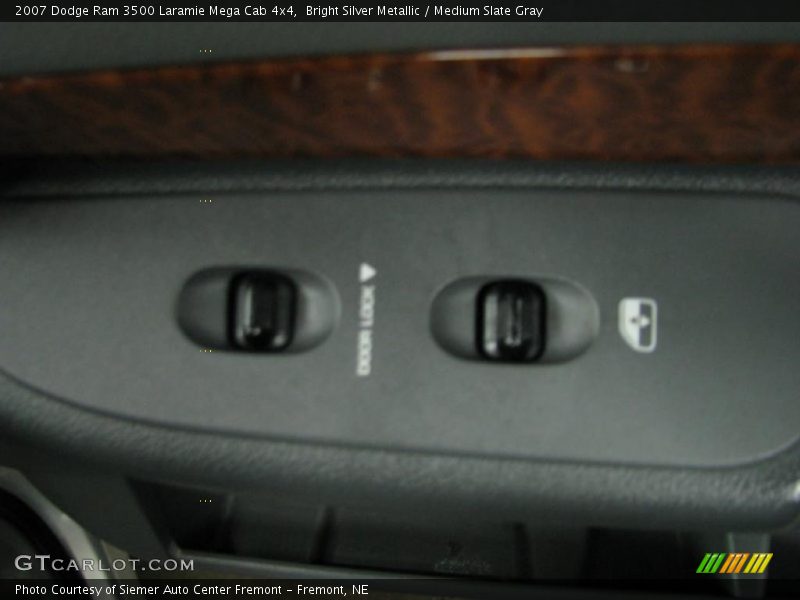 Bright Silver Metallic / Medium Slate Gray 2007 Dodge Ram 3500 Laramie Mega Cab 4x4