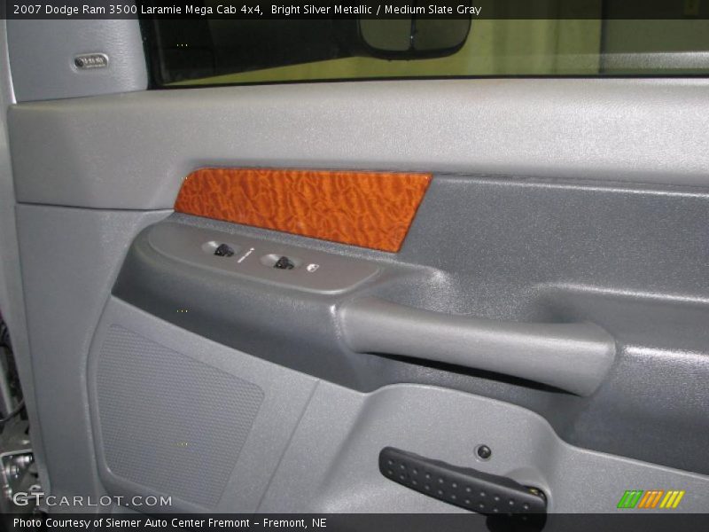 Bright Silver Metallic / Medium Slate Gray 2007 Dodge Ram 3500 Laramie Mega Cab 4x4