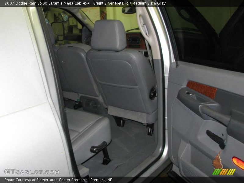 Bright Silver Metallic / Medium Slate Gray 2007 Dodge Ram 3500 Laramie Mega Cab 4x4