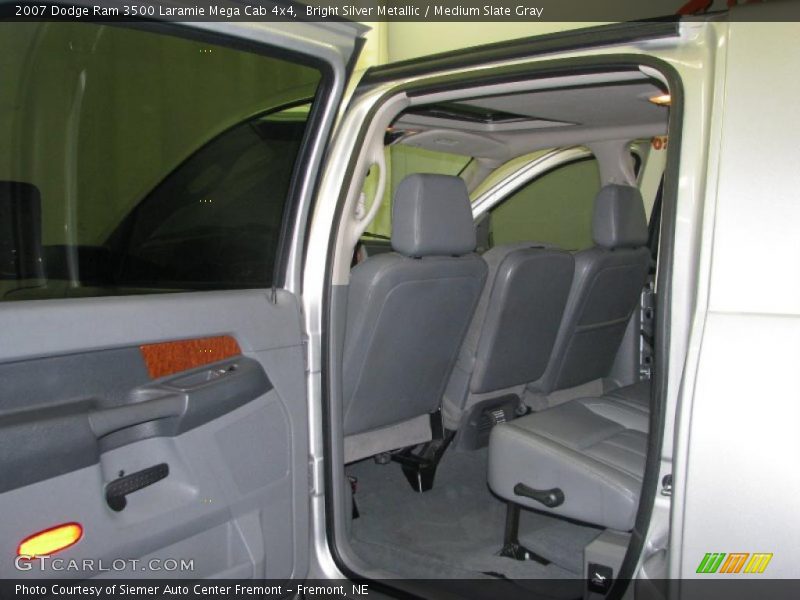 Bright Silver Metallic / Medium Slate Gray 2007 Dodge Ram 3500 Laramie Mega Cab 4x4
