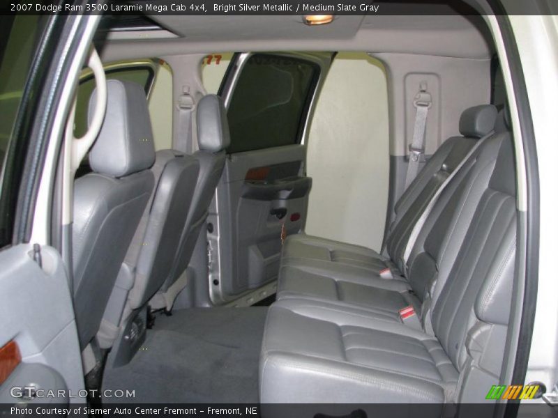 Bright Silver Metallic / Medium Slate Gray 2007 Dodge Ram 3500 Laramie Mega Cab 4x4