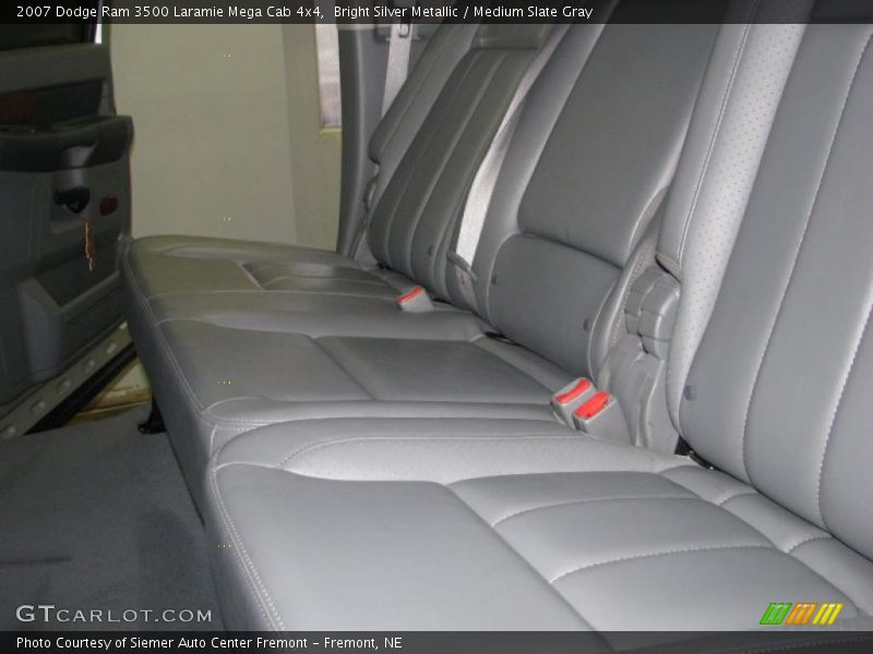Bright Silver Metallic / Medium Slate Gray 2007 Dodge Ram 3500 Laramie Mega Cab 4x4