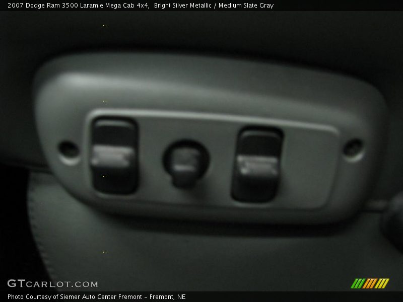 Bright Silver Metallic / Medium Slate Gray 2007 Dodge Ram 3500 Laramie Mega Cab 4x4