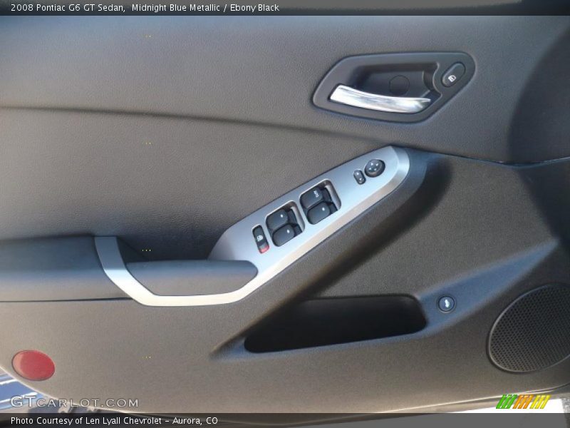 Midnight Blue Metallic / Ebony Black 2008 Pontiac G6 GT Sedan