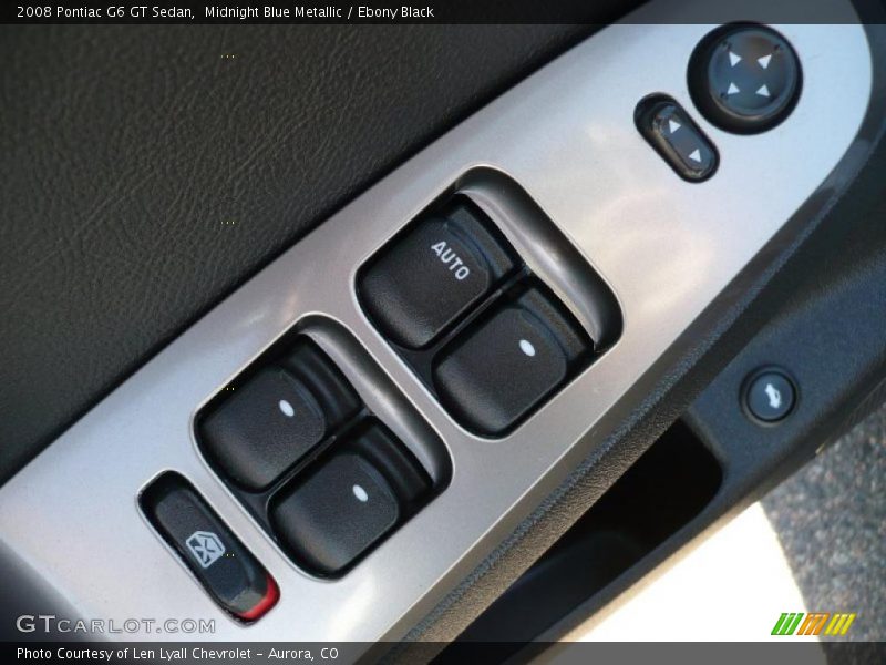 Midnight Blue Metallic / Ebony Black 2008 Pontiac G6 GT Sedan