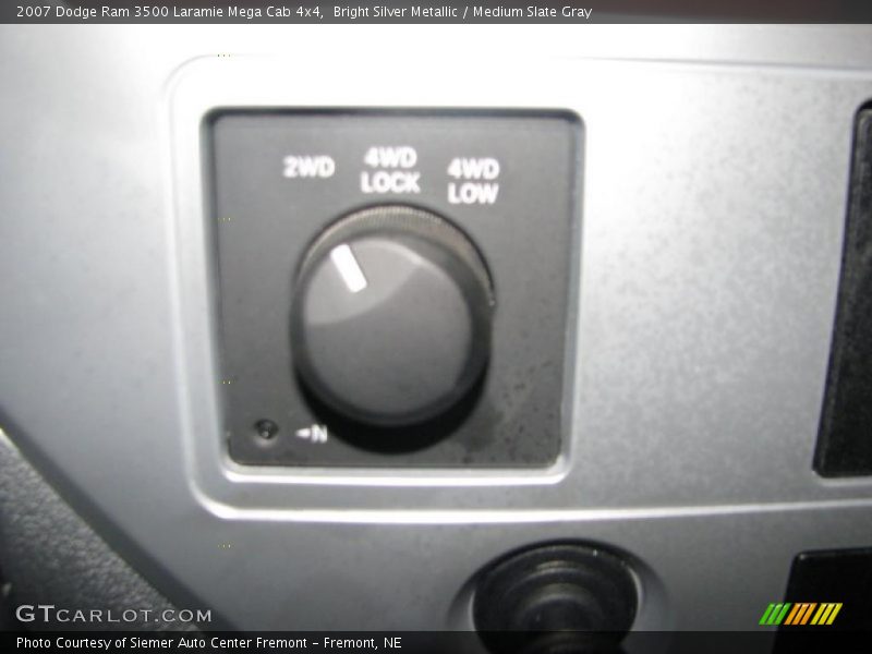 Bright Silver Metallic / Medium Slate Gray 2007 Dodge Ram 3500 Laramie Mega Cab 4x4