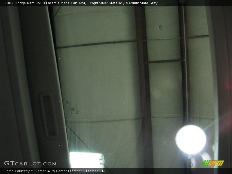 Bright Silver Metallic / Medium Slate Gray 2007 Dodge Ram 3500 Laramie Mega Cab 4x4