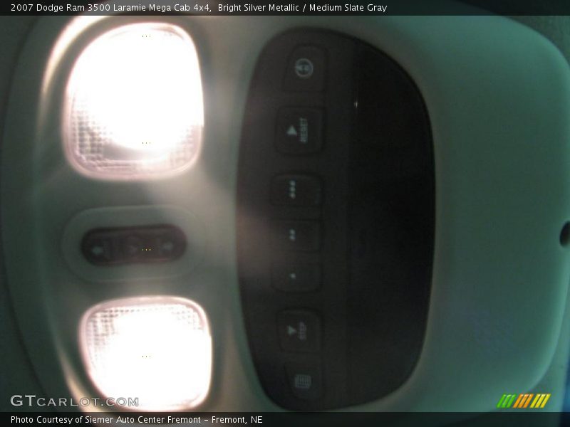 Bright Silver Metallic / Medium Slate Gray 2007 Dodge Ram 3500 Laramie Mega Cab 4x4