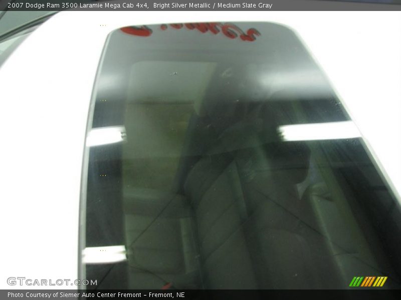 Bright Silver Metallic / Medium Slate Gray 2007 Dodge Ram 3500 Laramie Mega Cab 4x4