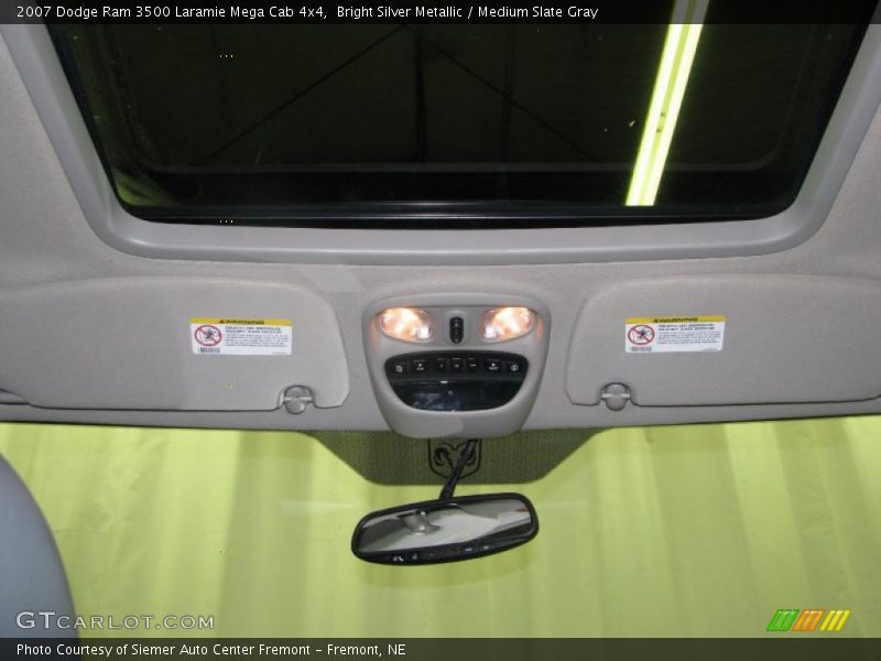 Bright Silver Metallic / Medium Slate Gray 2007 Dodge Ram 3500 Laramie Mega Cab 4x4