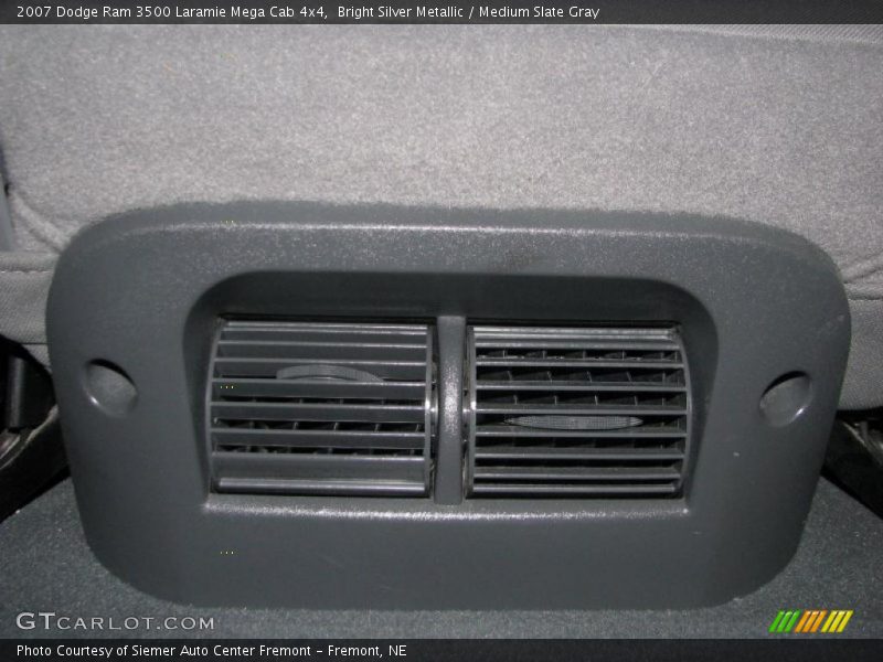 Bright Silver Metallic / Medium Slate Gray 2007 Dodge Ram 3500 Laramie Mega Cab 4x4