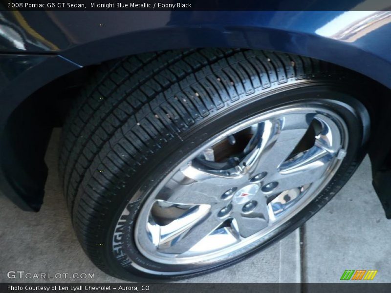 Midnight Blue Metallic / Ebony Black 2008 Pontiac G6 GT Sedan