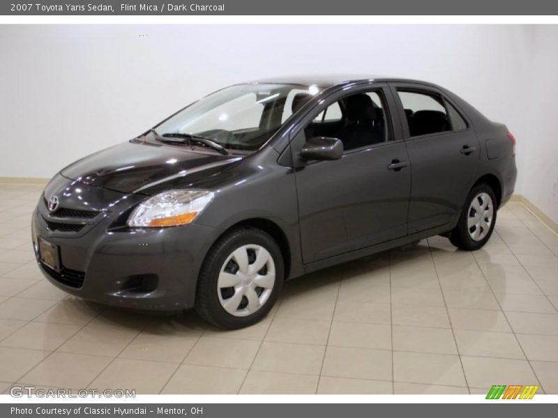 Flint Mica / Dark Charcoal 2007 Toyota Yaris Sedan