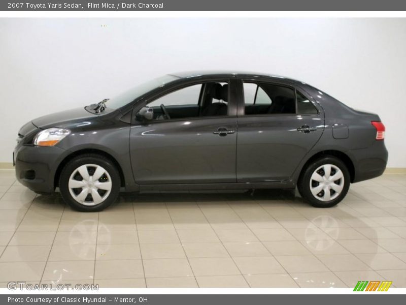 Flint Mica / Dark Charcoal 2007 Toyota Yaris Sedan