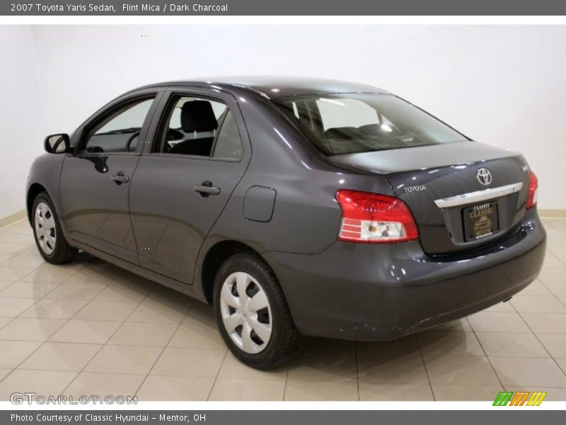 Flint Mica / Dark Charcoal 2007 Toyota Yaris Sedan