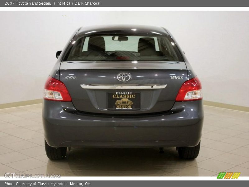 Flint Mica / Dark Charcoal 2007 Toyota Yaris Sedan