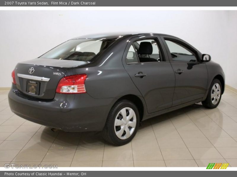 Flint Mica / Dark Charcoal 2007 Toyota Yaris Sedan
