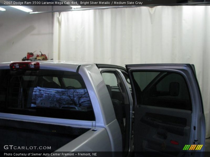 Bright Silver Metallic / Medium Slate Gray 2007 Dodge Ram 3500 Laramie Mega Cab 4x4