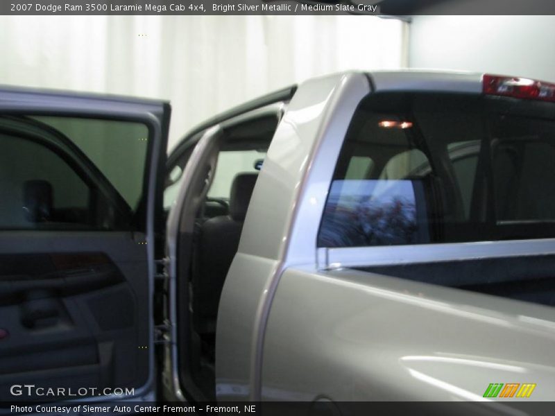Bright Silver Metallic / Medium Slate Gray 2007 Dodge Ram 3500 Laramie Mega Cab 4x4