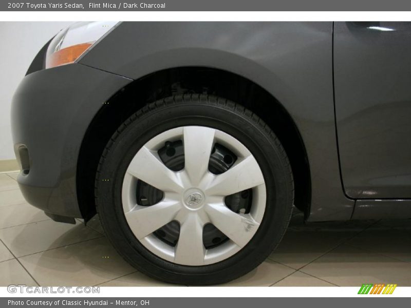 Flint Mica / Dark Charcoal 2007 Toyota Yaris Sedan