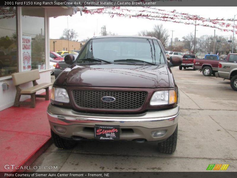 Chestnut Metallic / Castano Brown Leather 2001 Ford F150 King Ranch SuperCrew 4x4