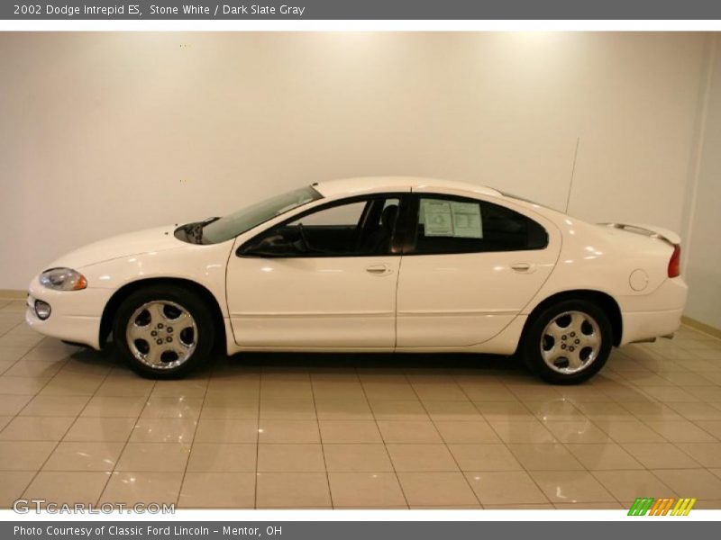 Stone White / Dark Slate Gray 2002 Dodge Intrepid ES