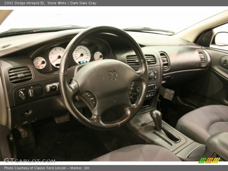 Stone White / Dark Slate Gray 2002 Dodge Intrepid ES