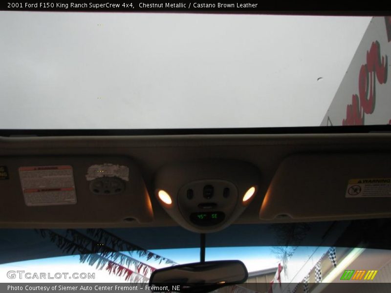 Chestnut Metallic / Castano Brown Leather 2001 Ford F150 King Ranch SuperCrew 4x4