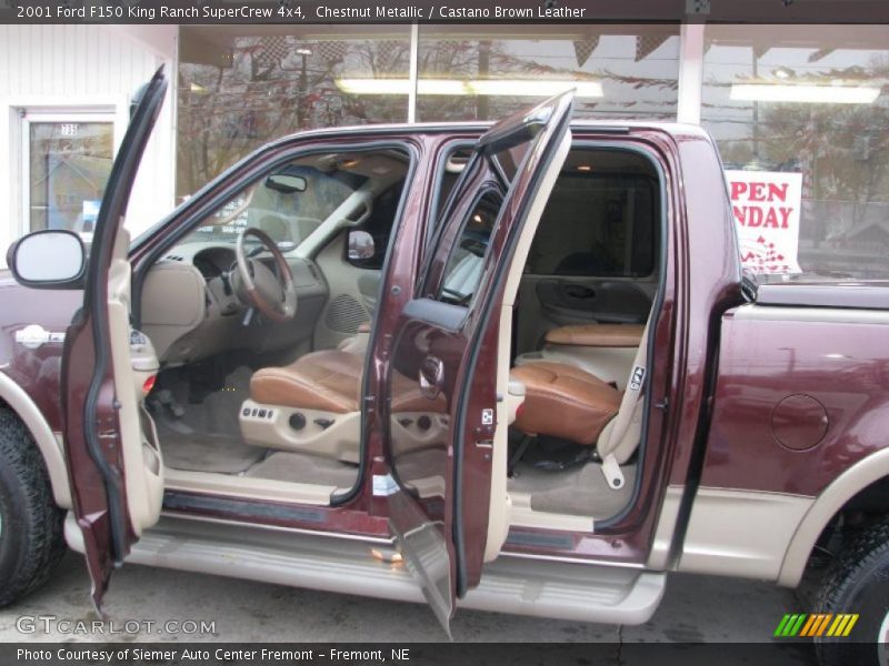 Chestnut Metallic / Castano Brown Leather 2001 Ford F150 King Ranch SuperCrew 4x4