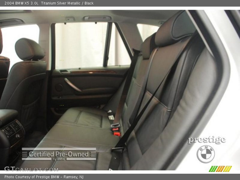Titanium Silver Metallic / Black 2004 BMW X5 3.0i