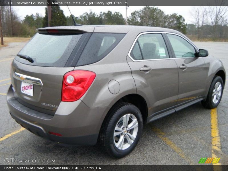 Mocha Steel Metallic / Jet Black/Light Titanium 2010 Chevrolet Equinox LS