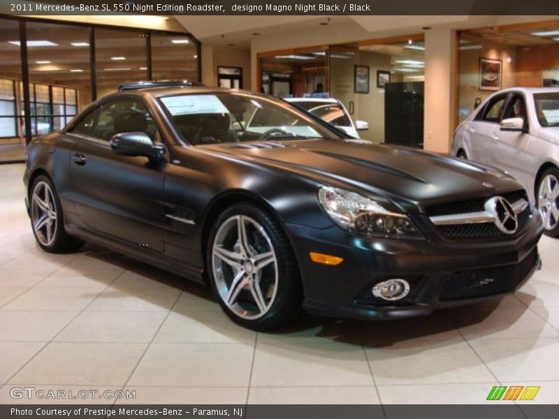 designo Magno Night Black / Black 2011 Mercedes-Benz SL 550 Night Edition Roadster