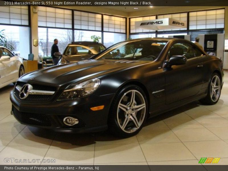 designo Magno Night Black / Black 2011 Mercedes-Benz SL 550 Night Edition Roadster